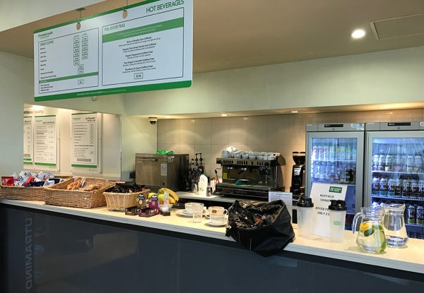 Leisure centre cafeteria