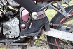 Gothic Boot JuJu on girls biker boot
