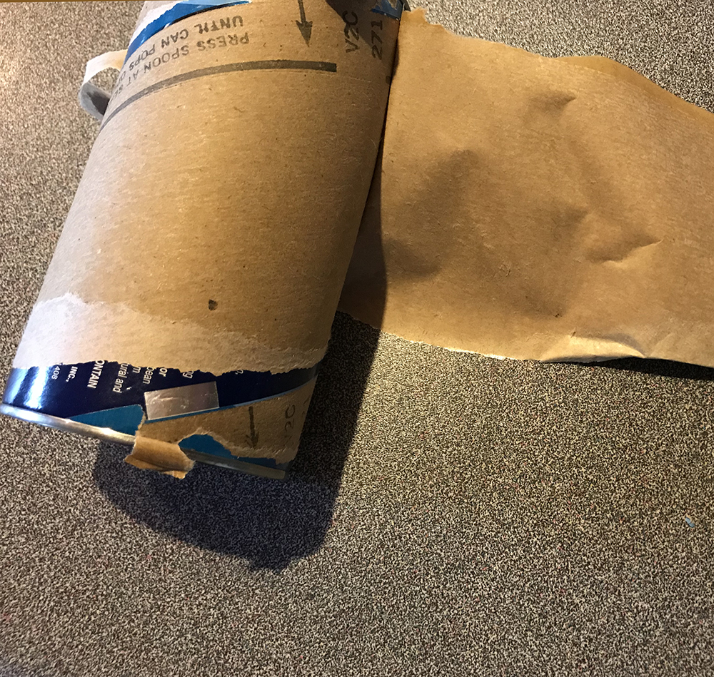 cardboard biscuit tube