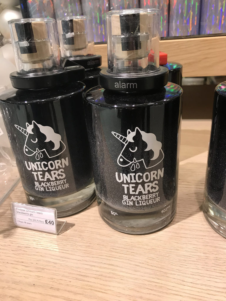 unicorn gin bottle is shop
