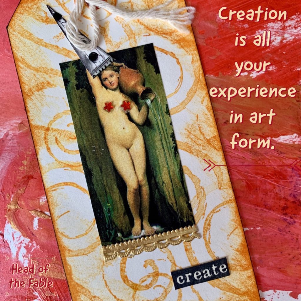 Creative mixed media post