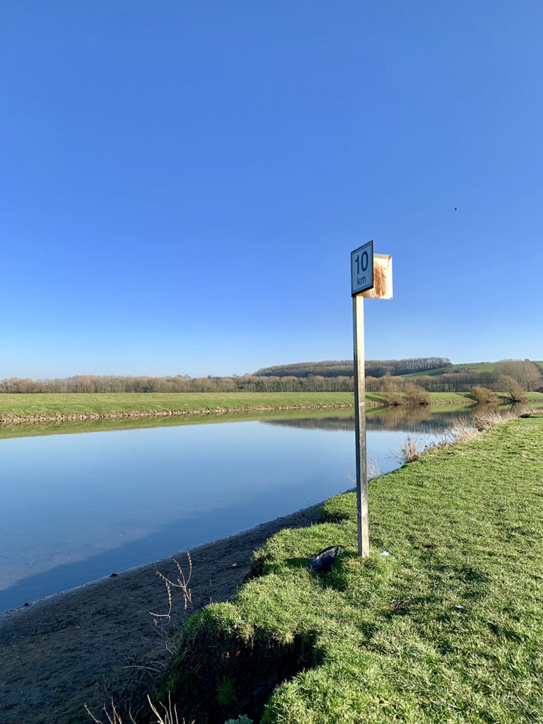 River scene with water depth