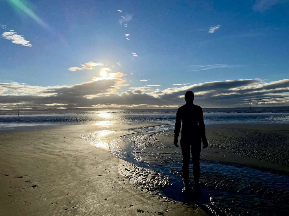 Crosby beach Liverpool