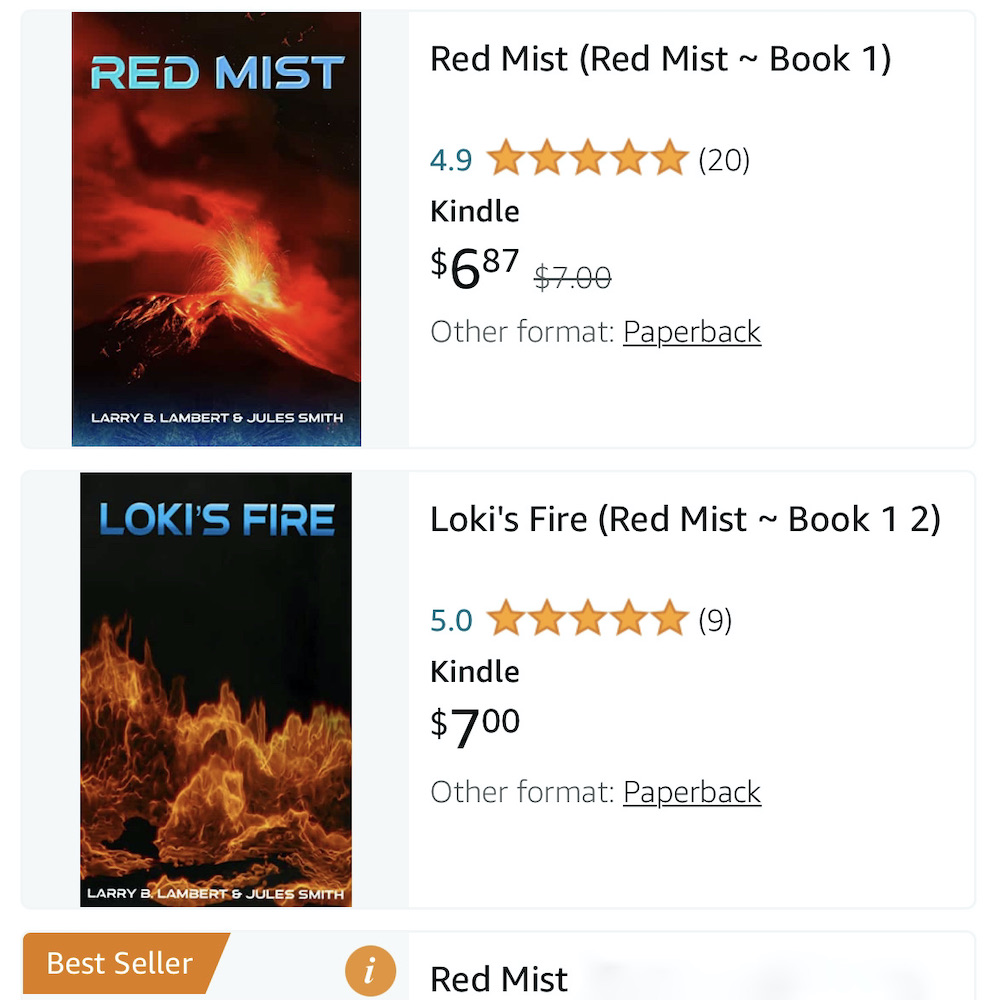 Red Mist Novel Amazon Reviews