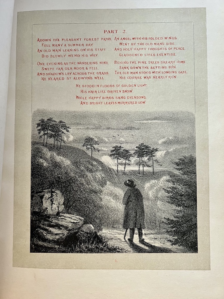 An old man looking out at the countryside near the end of his time - a feature and poem from Saint Aldwyn's Well and other sketches