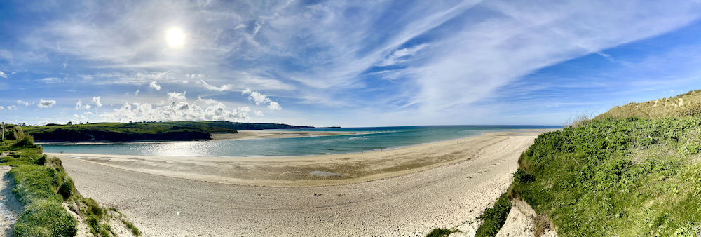 View over Towans, Cornwall