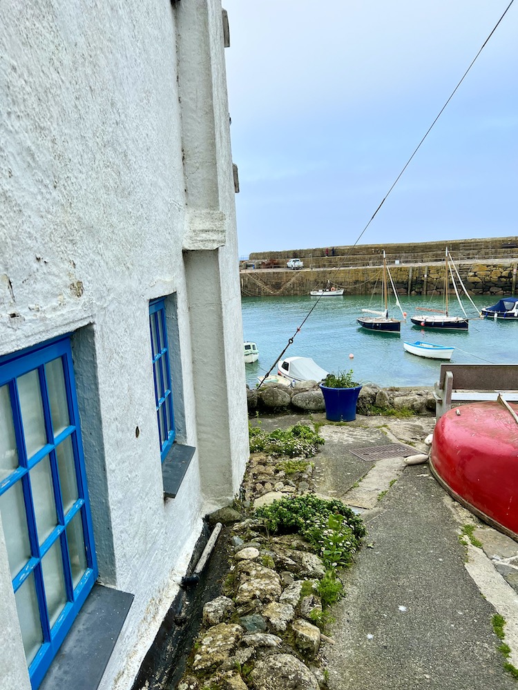 A glimpse of the harbour at Mousehole, Cornwall