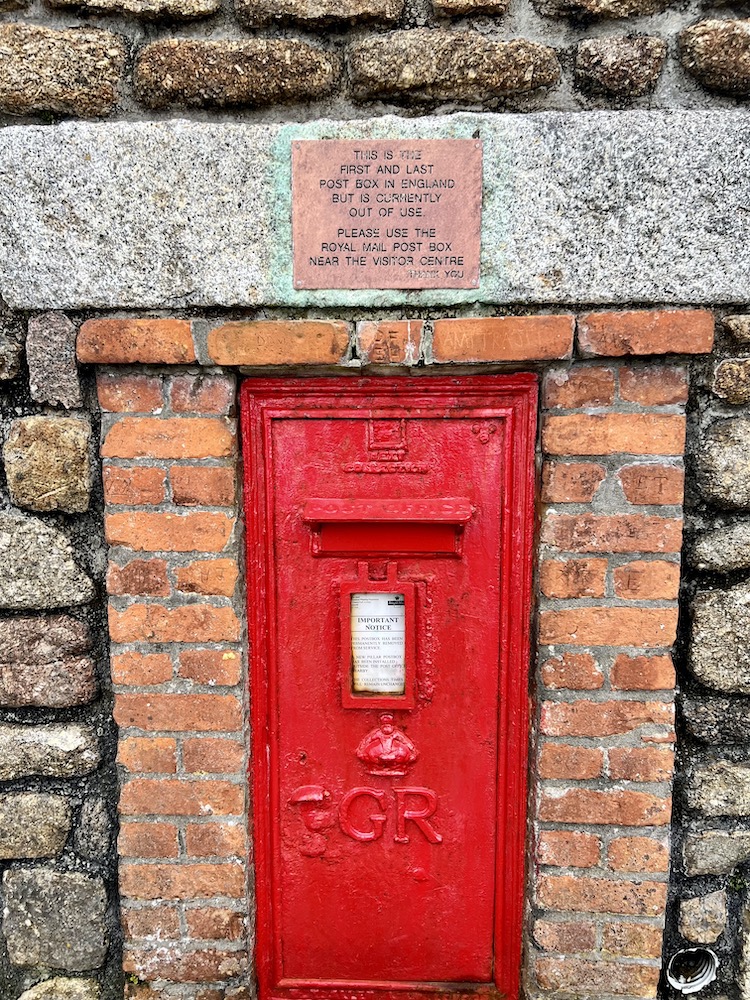The last Royal Mail postbox in England