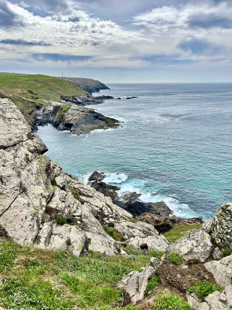 Stunning view of the north Cornish coast