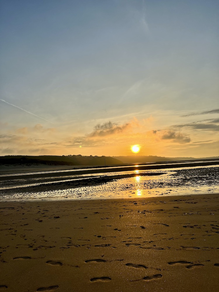 Hayle beach, sunset