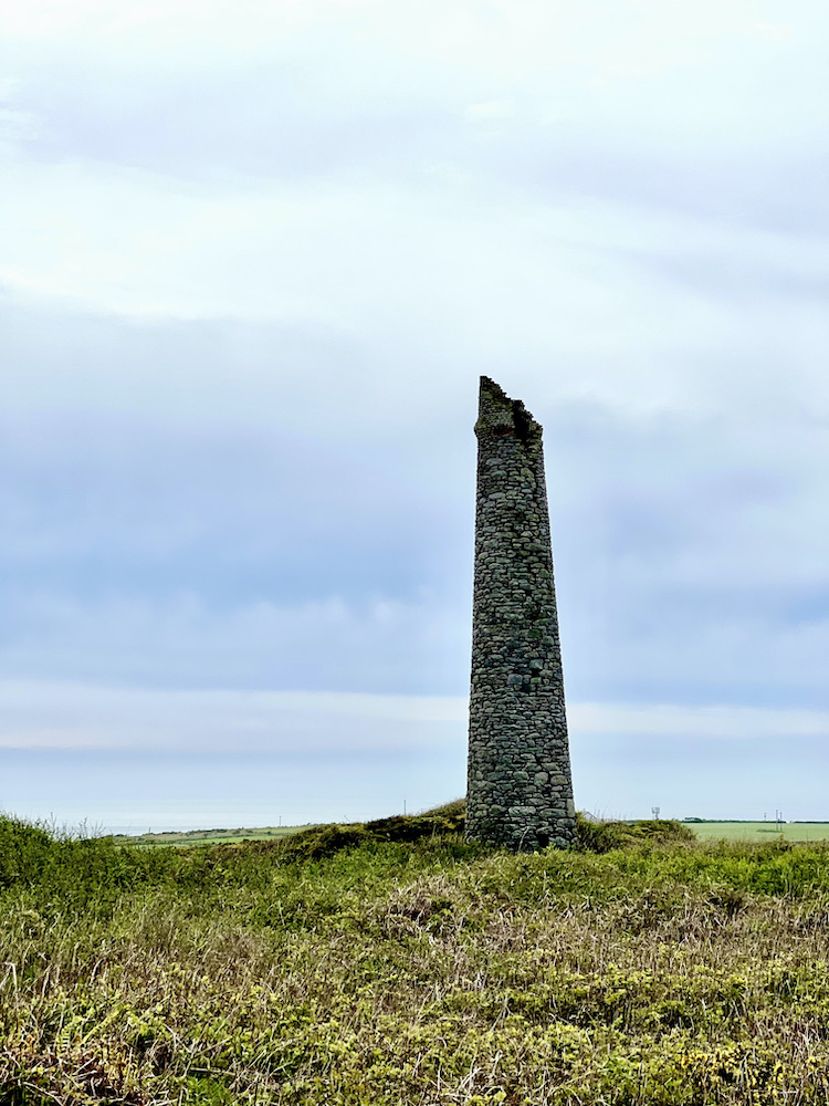 Old tin mine ruins in Cornwall