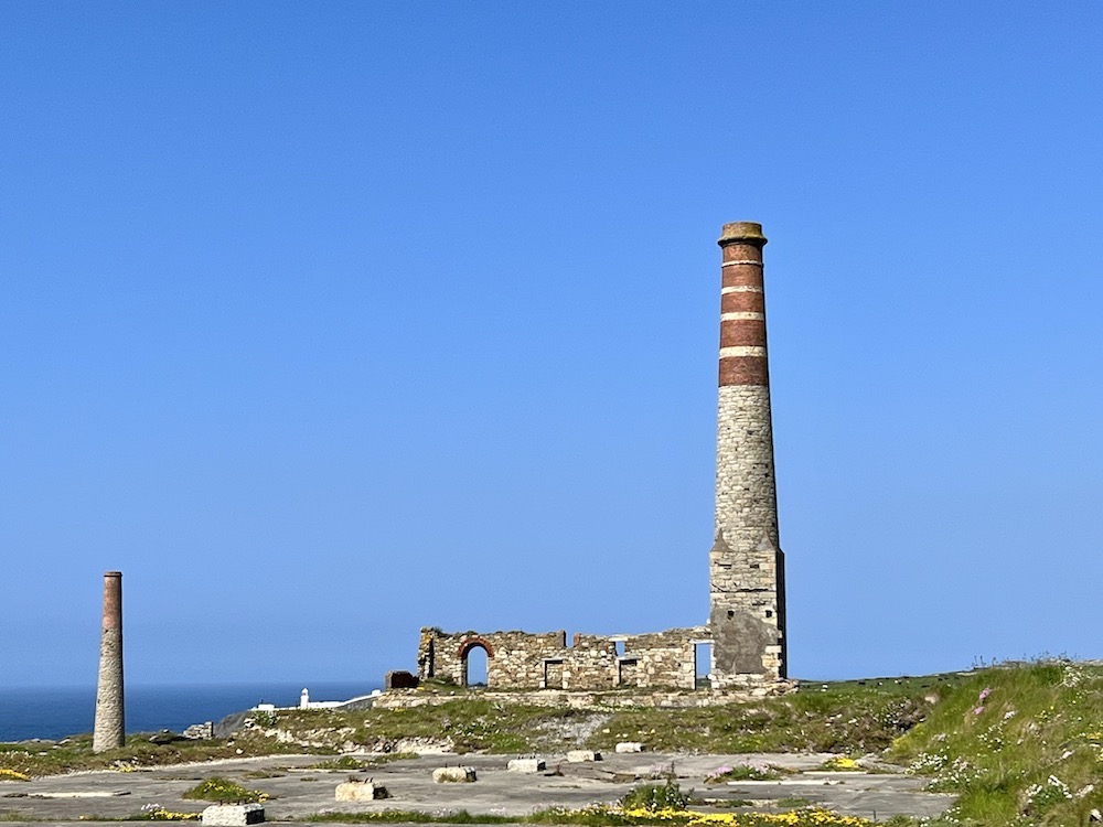 Cornish tin mine in Pendeen