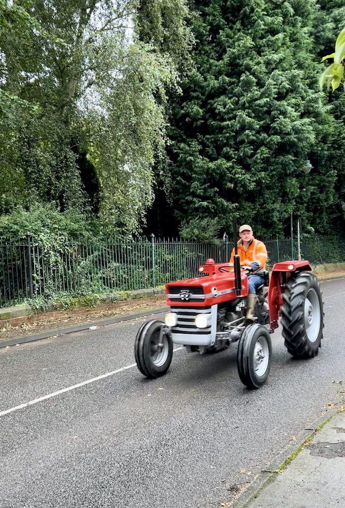 old vintage tractor