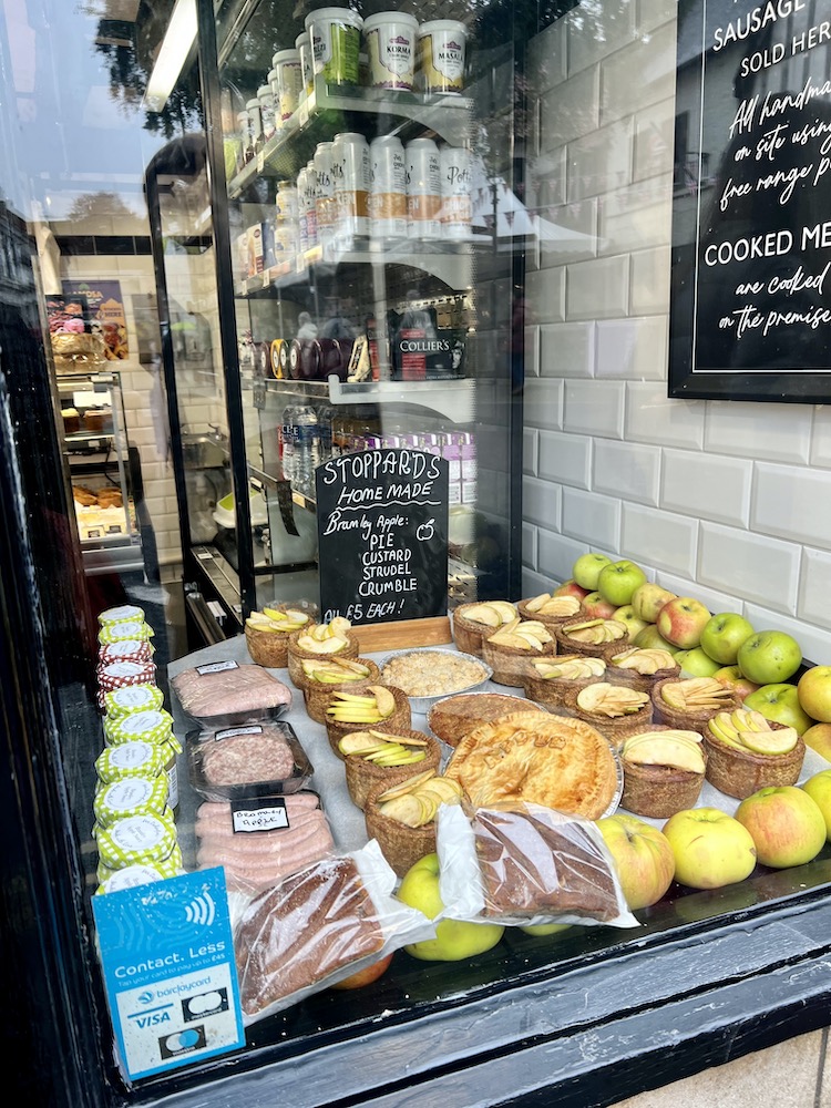 Shop in Southwell during the Bramley Apple Festival