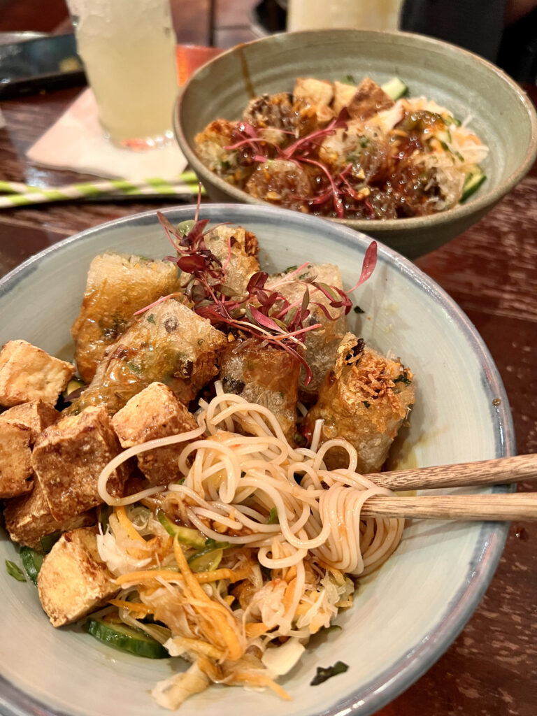 Noodle bowl at Coco Tang, Vietnamese Restaurant