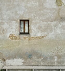 An italian window in a wall